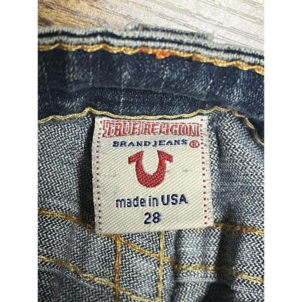 True Religion Bootcut Blue Denim Johnny Jeans Size 29‎ x 26 Blue Womens L… - Picture 8 of 11